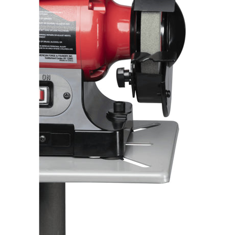 AFF Bench Grinder Stand, 28" to 36" Adjustable with Cast Iron Base