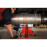 AFF 450-lb Light-Duty Transmission Jack with Adjustable Saddle & Safety Strap