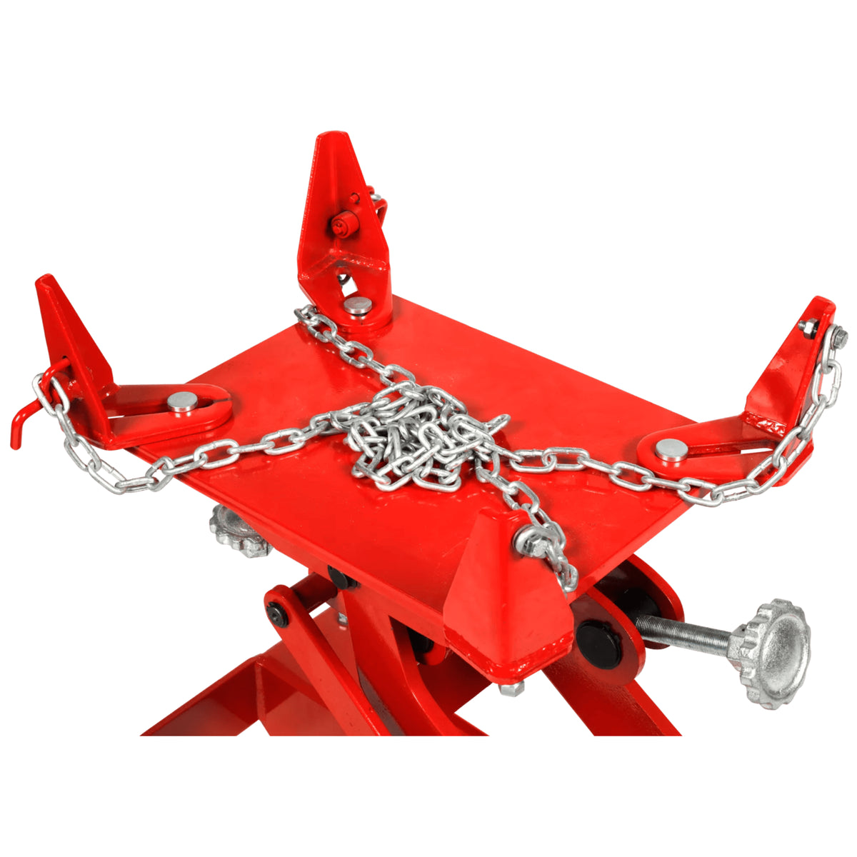 AFF 4,400-lb Heavy-Duty Transmission Jack with 360° Rotating Handle