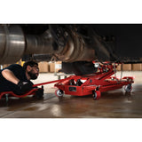 AFF 4,400-lb Heavy-Duty Transmission Jack with 360° Rotating Handle