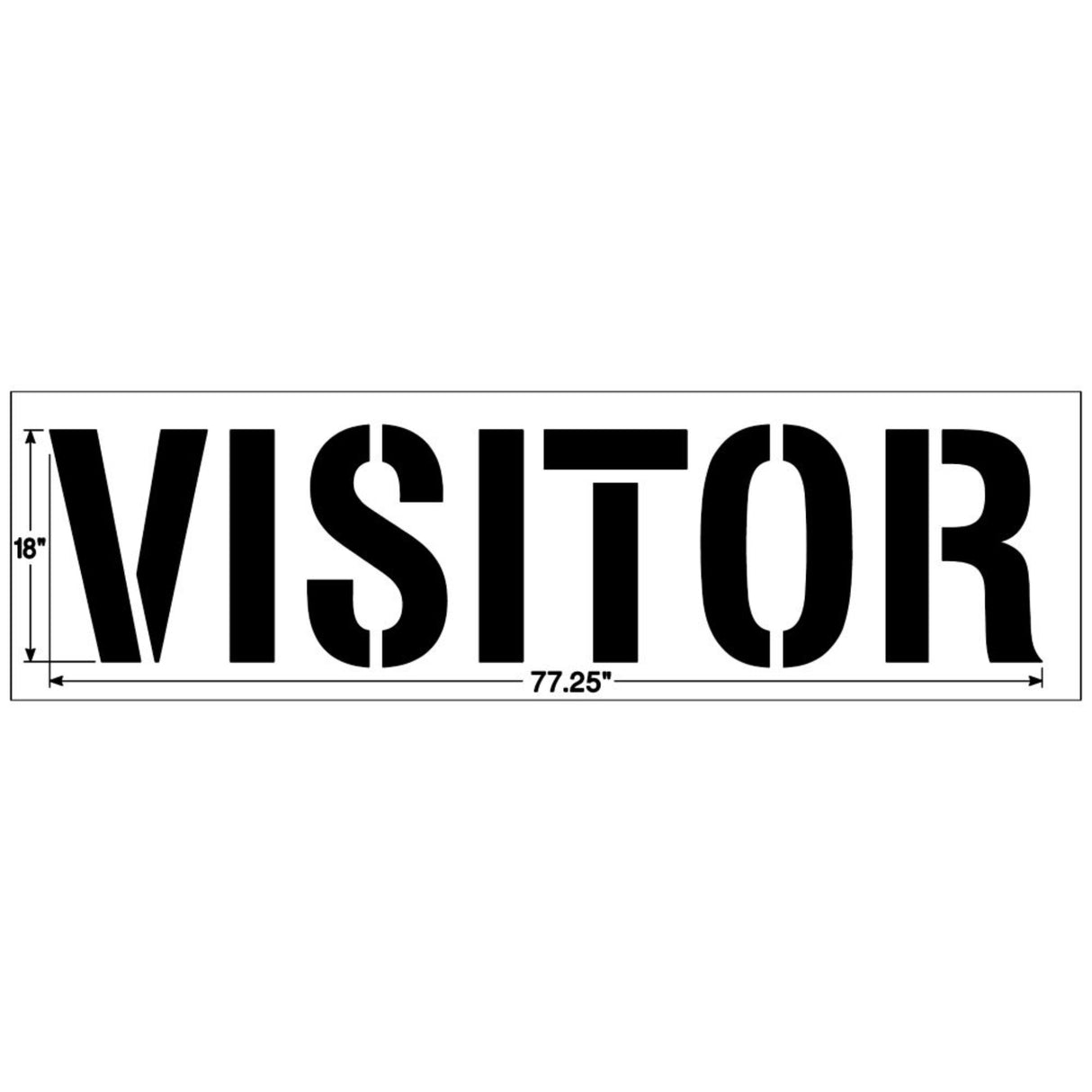 Newstripe VISITOR Stencil
