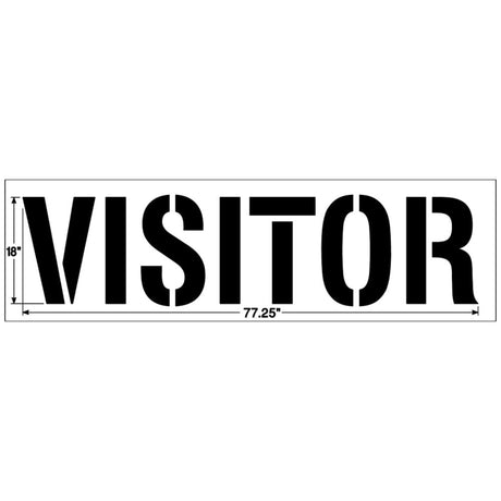 Newstripe VISITOR Stencil