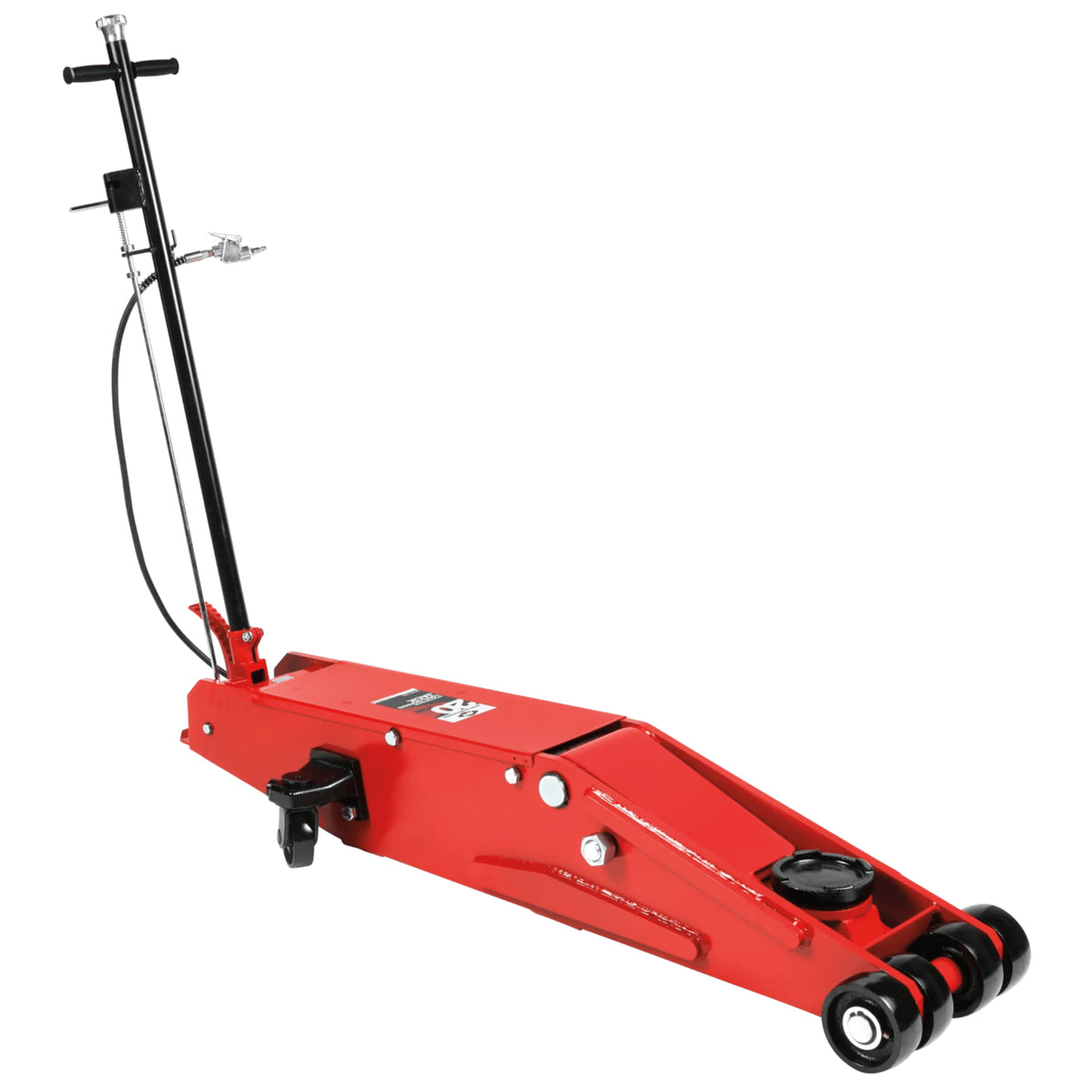 AFF 20-Ton Air/Hydraulic Long-Chassis Service Jack with Foot-Operated Pump