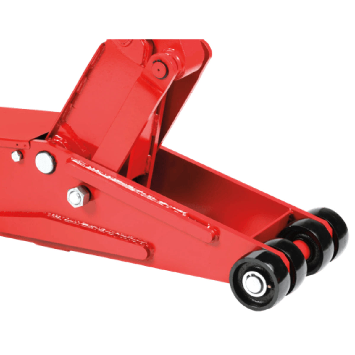 AFF 20-Ton Air/Hydraulic Long-Chassis Service Jack with Foot-Operated Pump