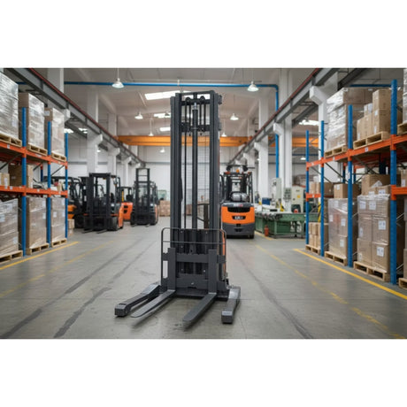 GNT G33EA Semi-Electric Straddle Stacker