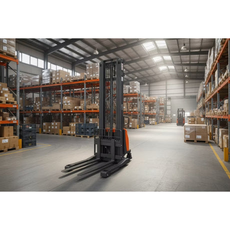 GNT G33EA Semi-Electric Straddle Stacker