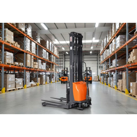 GNT G33EA Semi-Electric Straddle Stacker