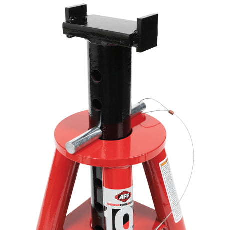 AFF 10-Ton Pin-Style Truck Jack Stand Set, Pair with Tethered Adjustment Pin