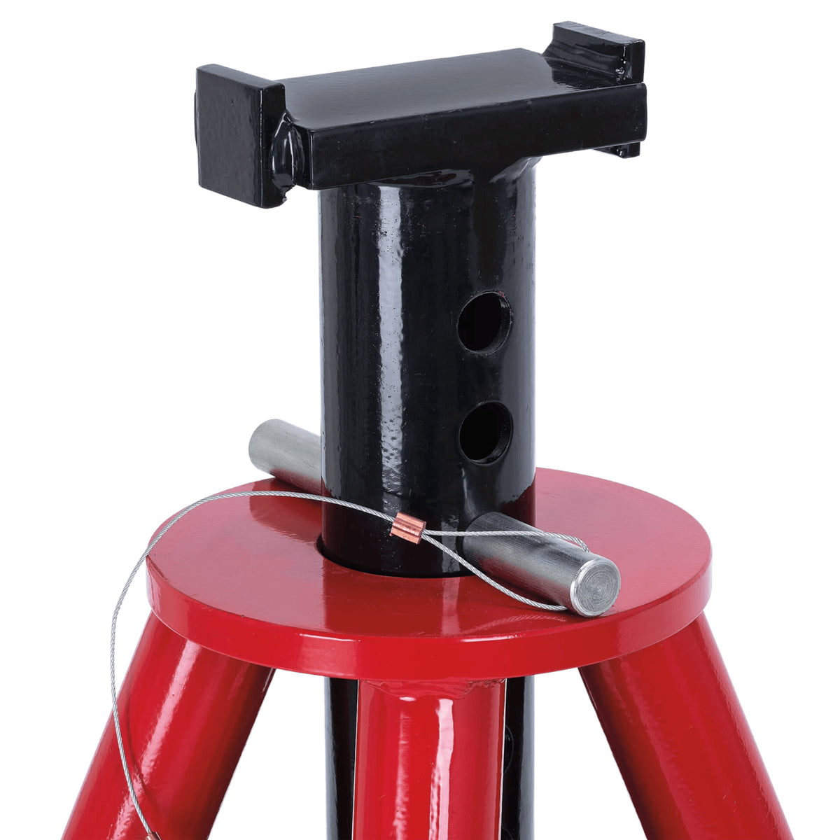 AFF 10-Ton Pin-Style Truck Jack Stand Set, Pair with Tethered Adjustment Pin
