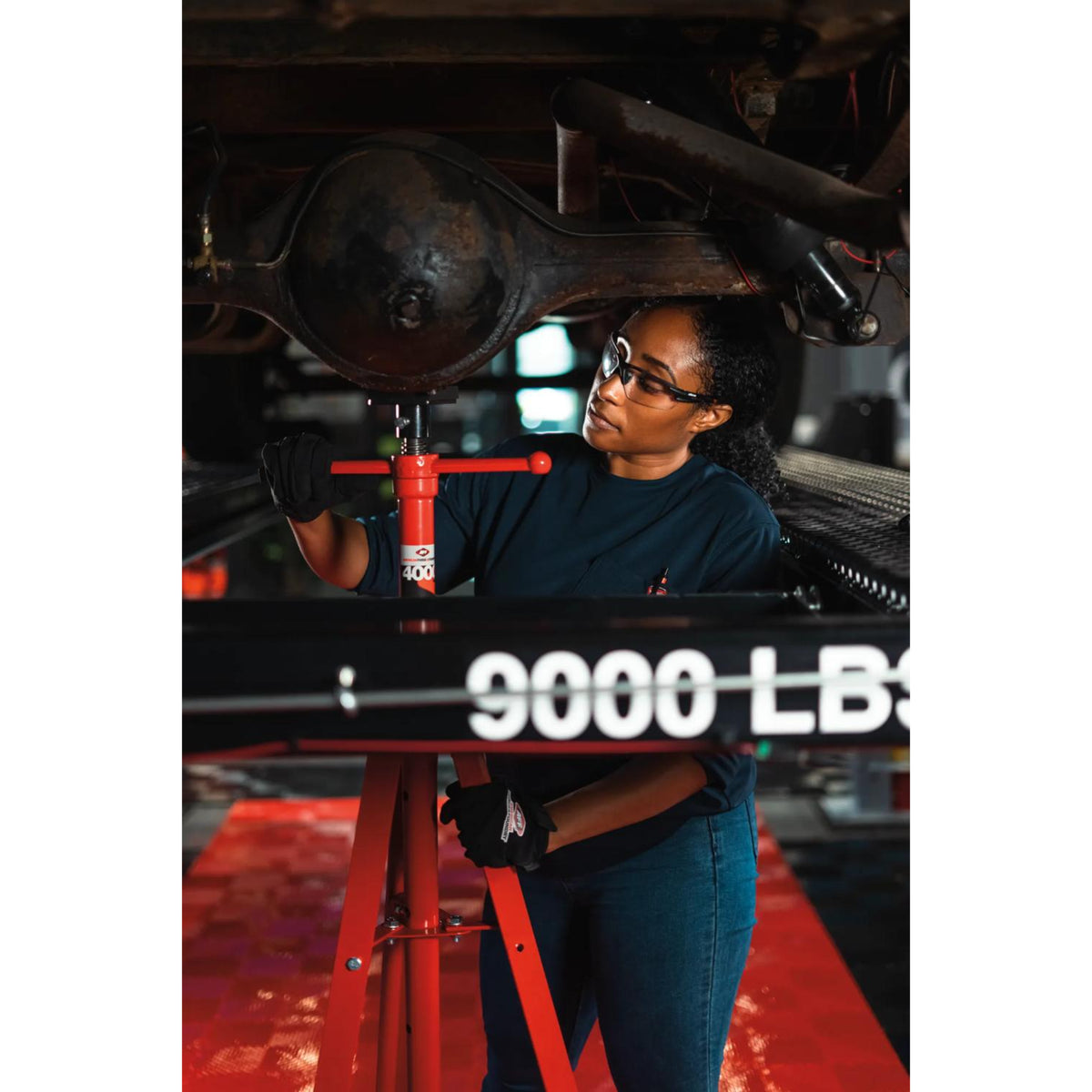 AFF 2-Ton High Lift Under-Hoist Stabilizing Stand with Tripod Base