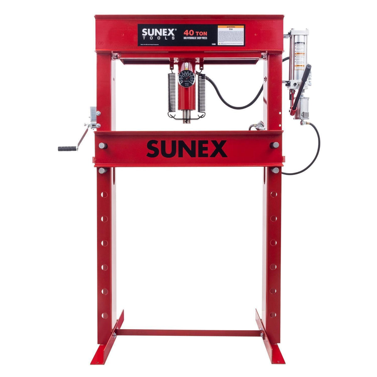 SUNEX 5740AH 40-Ton Air/Hydraulic Shop Press