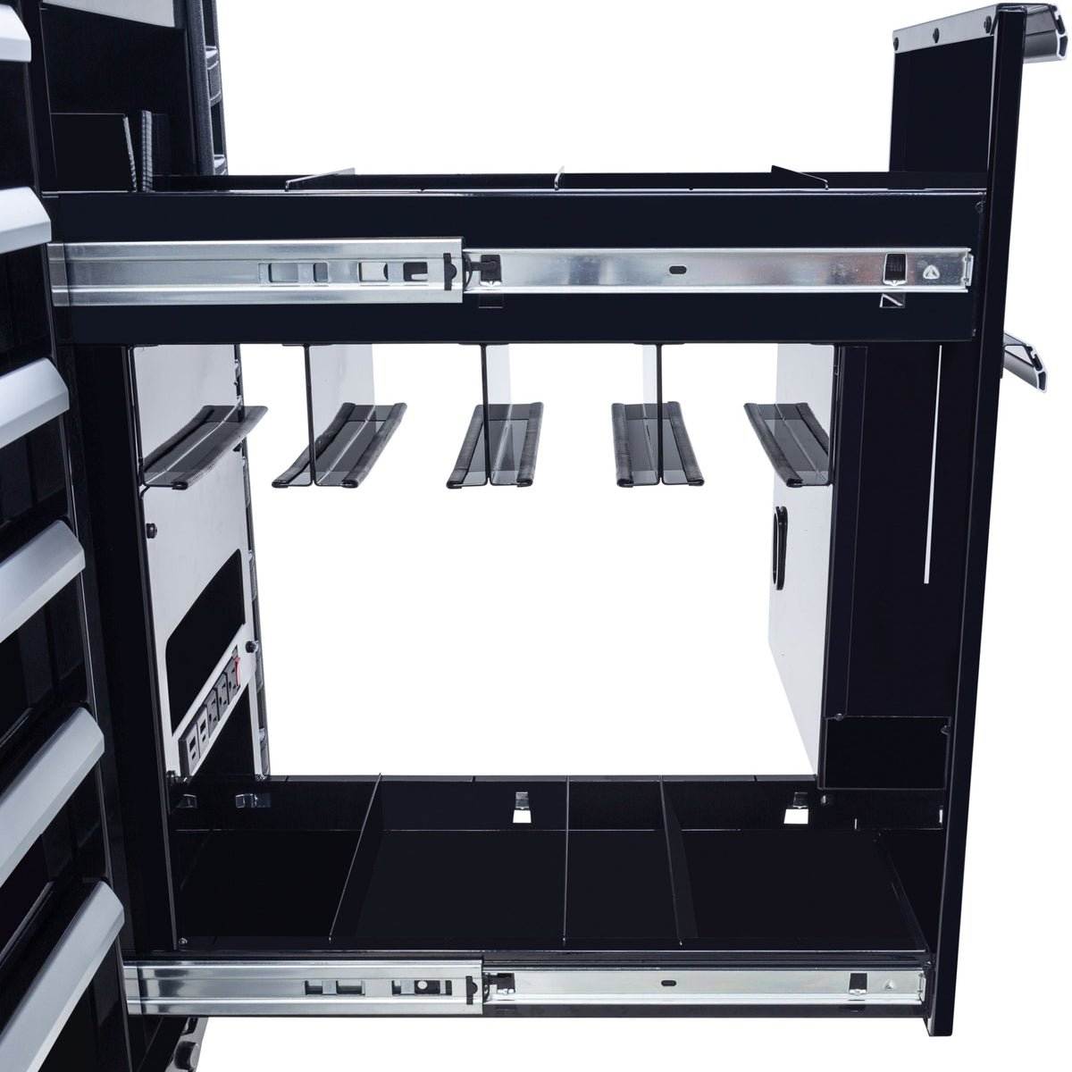 SUNEX Juic'd BOX 50" 7-Drawer Powered Tool Cart, 700 lb Capacity