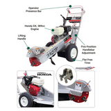 Dosko 337-13HC Stump Grinder with Honda GX390 Engine Gas 13 HP