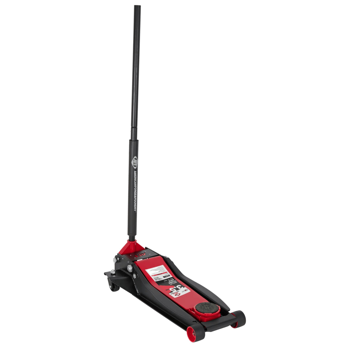 AFF 3.5-Ton High-Lift Floor Jack with 2-Piece Handle & Lightning Hydraulics