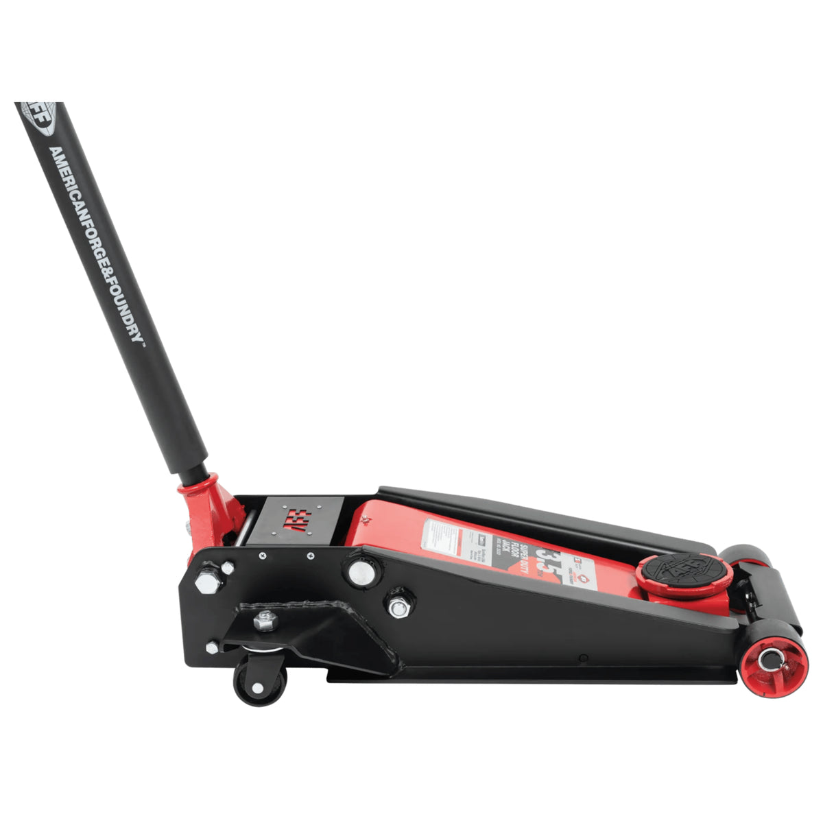 AFF 3.5-Ton Lightning Lift Super-Duty Floor Jack with Flanged Steel Frame