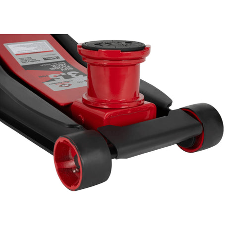 AFF 3-1/2-Ton High-Lift Floor Jack with Lightning Hydraulic System