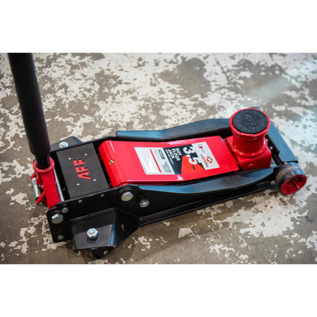 AFF 3-1/2-Ton High-Lift Floor Jack with Lightning Hydraulic System