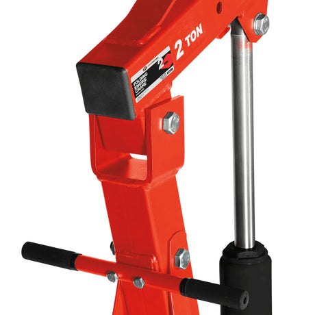 AFF 2-Ton Heavy-Duty Folding Engine Crane with 4-Position Telescopic Boom