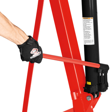 AFF 2-Ton Heavy-Duty Folding Engine Crane with 4-Position Telescopic Boom
