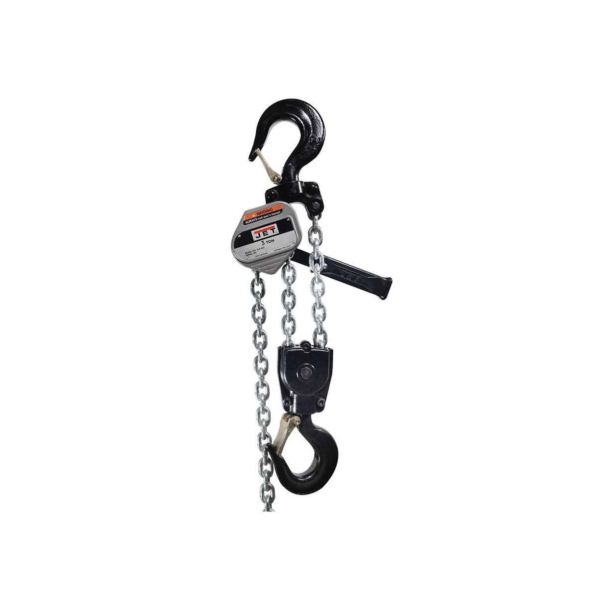 JET JLA Series 3-Ton Compact Lever Hoist, 10' Lift