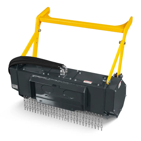 MechMaxx 37" Forestry Drum Mulcher Attachment for Mini Skid Steers