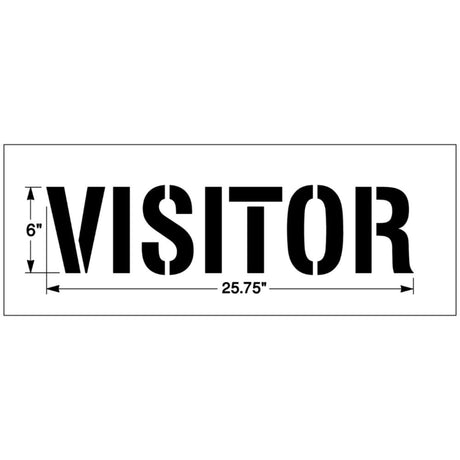 Newstripe VISITOR Stencil