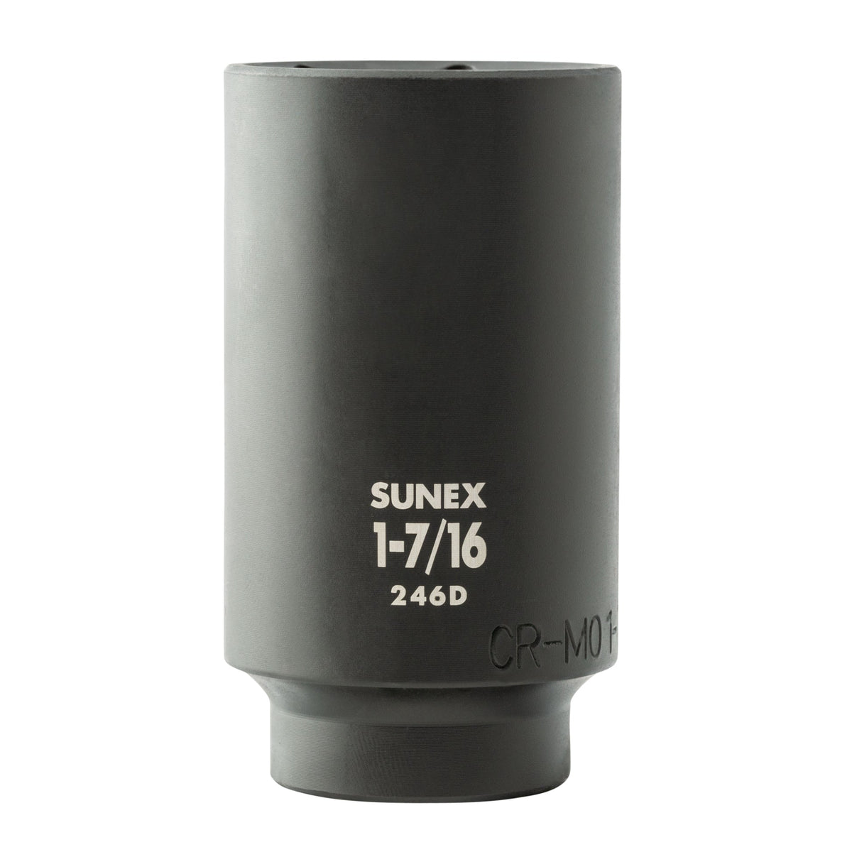 SUNEX 1/2" Drive SAE 6-Point Deep Impact Socket Set, 19-Piece