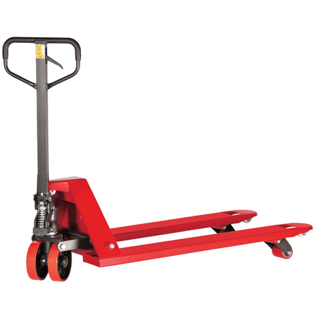 AFF 5,500-lb Heavy-Duty Pallet Jack with 27" x 48" Forks and 180° Steering