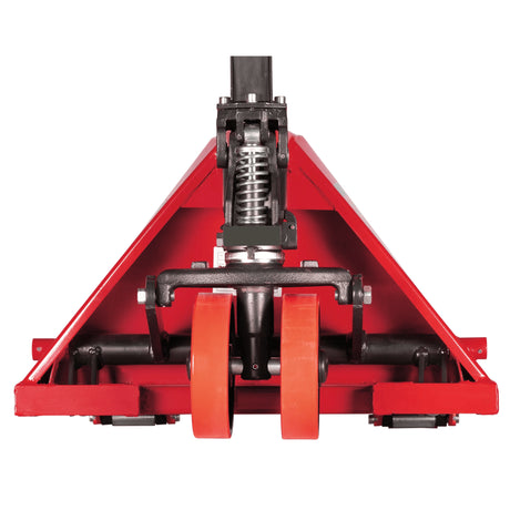 AFF 5,500-lb Heavy-Duty Pallet Jack with 27" x 48" Forks and 180° Steering