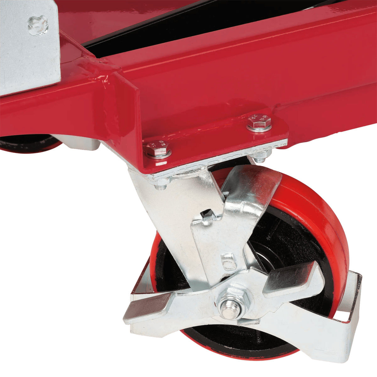 AFF 1,100-lb Hydraulic Scissor Table Cart, 11"-36" with Foot Pedal