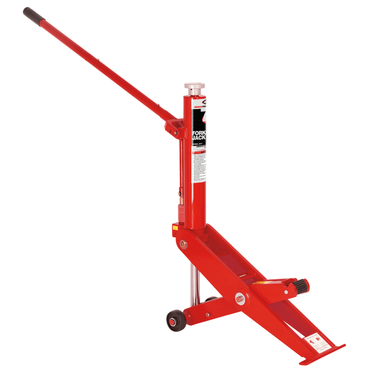 AFF 7-Ton Heavy-Duty Forklift Jack, 2.5"-16.5" Scissor Lift Range