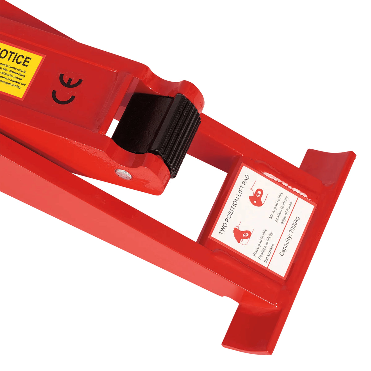 AFF 7-Ton Heavy-Duty Forklift Jack, 2.5"-16.5" Scissor Lift Range
