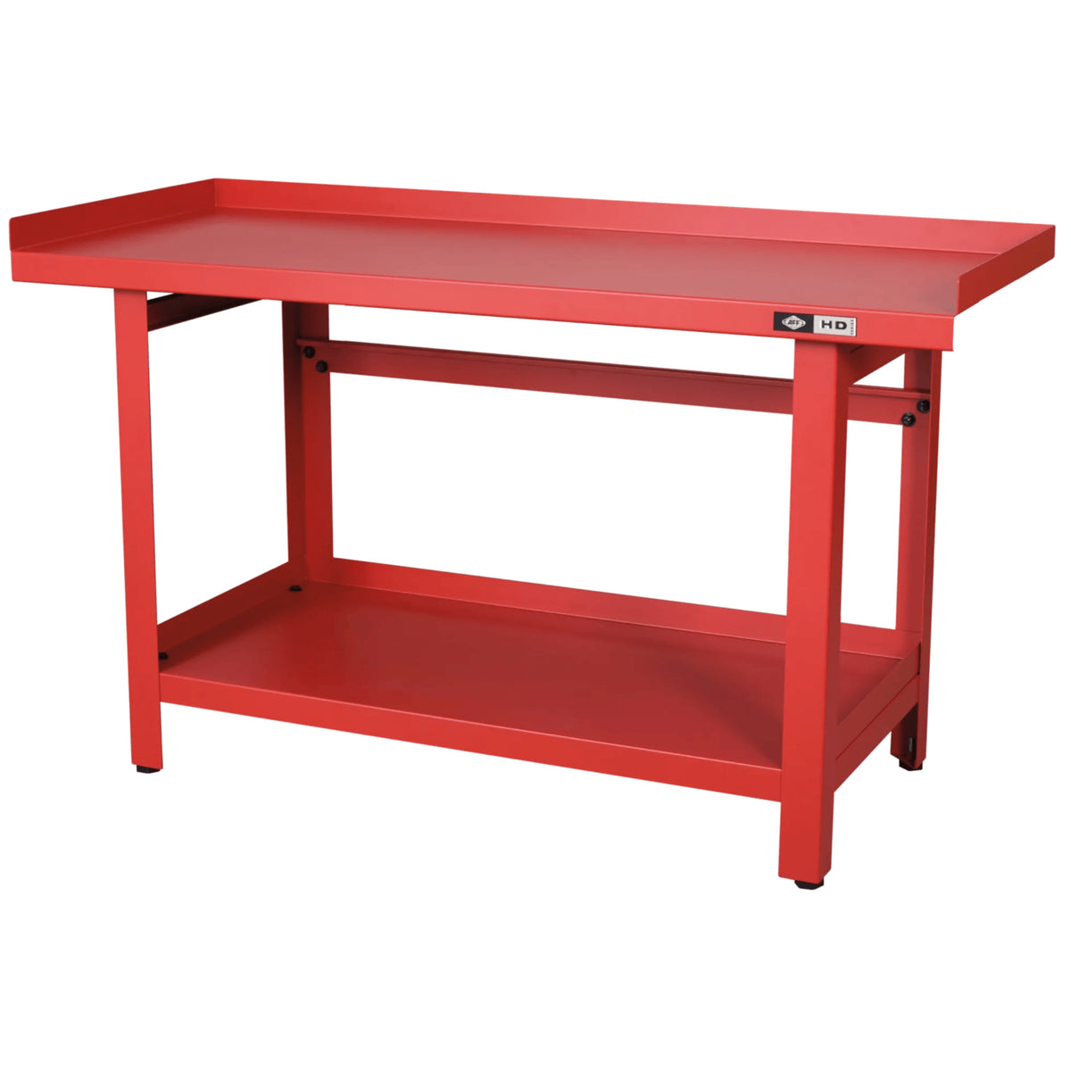 AFF 61" x 25" Heavy-Gauge Steel Workbench with Storage Shelf, 1,300-lb Capacity