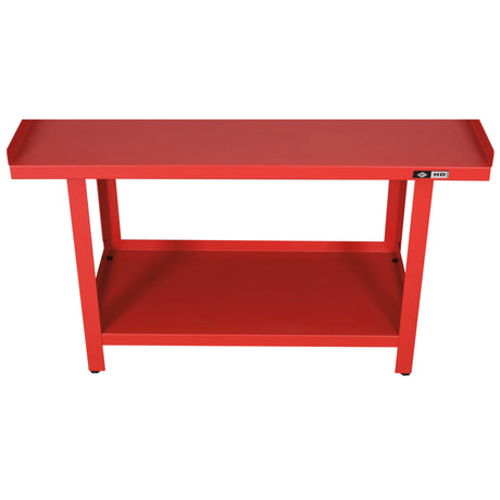 AFF 61" x 25" Heavy-Gauge Steel Workbench with Storage Shelf, 1,300-lb Capacity