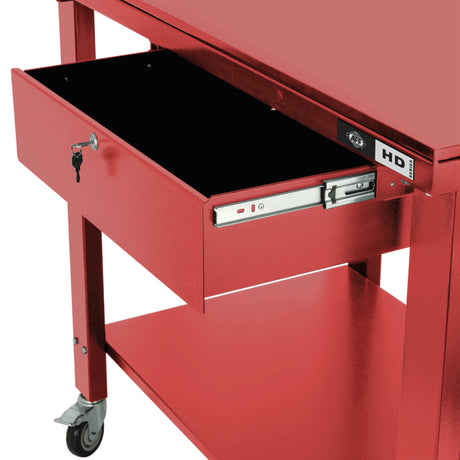 AFF 48" Tear-Down Table with Lockable Drawer & Drain, 1,100-lb Capacity