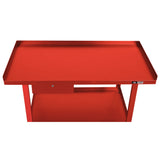 AFF 61" x 31" Heavy-Gauge Steel Workbench with Drawer & Shelf, 1,300-lb Capacity