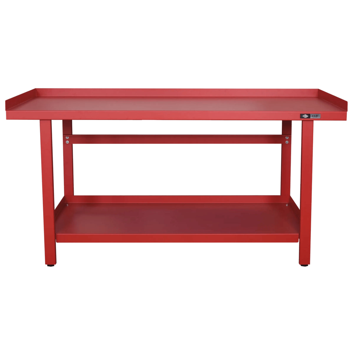 AFF 72" x 31" Heavy-Gauge Steel Workbench with Storage Shelf, 1,300-lb Capacity