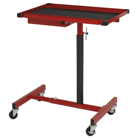 AFF Under-Hood Mobile Work Table, 220 lb Capacity with Adjustable Tray