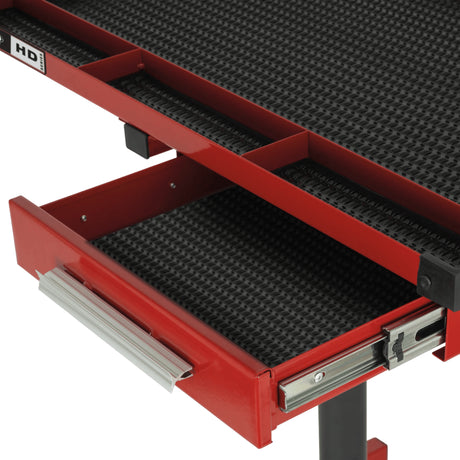 AFF Under-Hood Mobile Work Table, 220 lb Capacity with Adjustable Tray