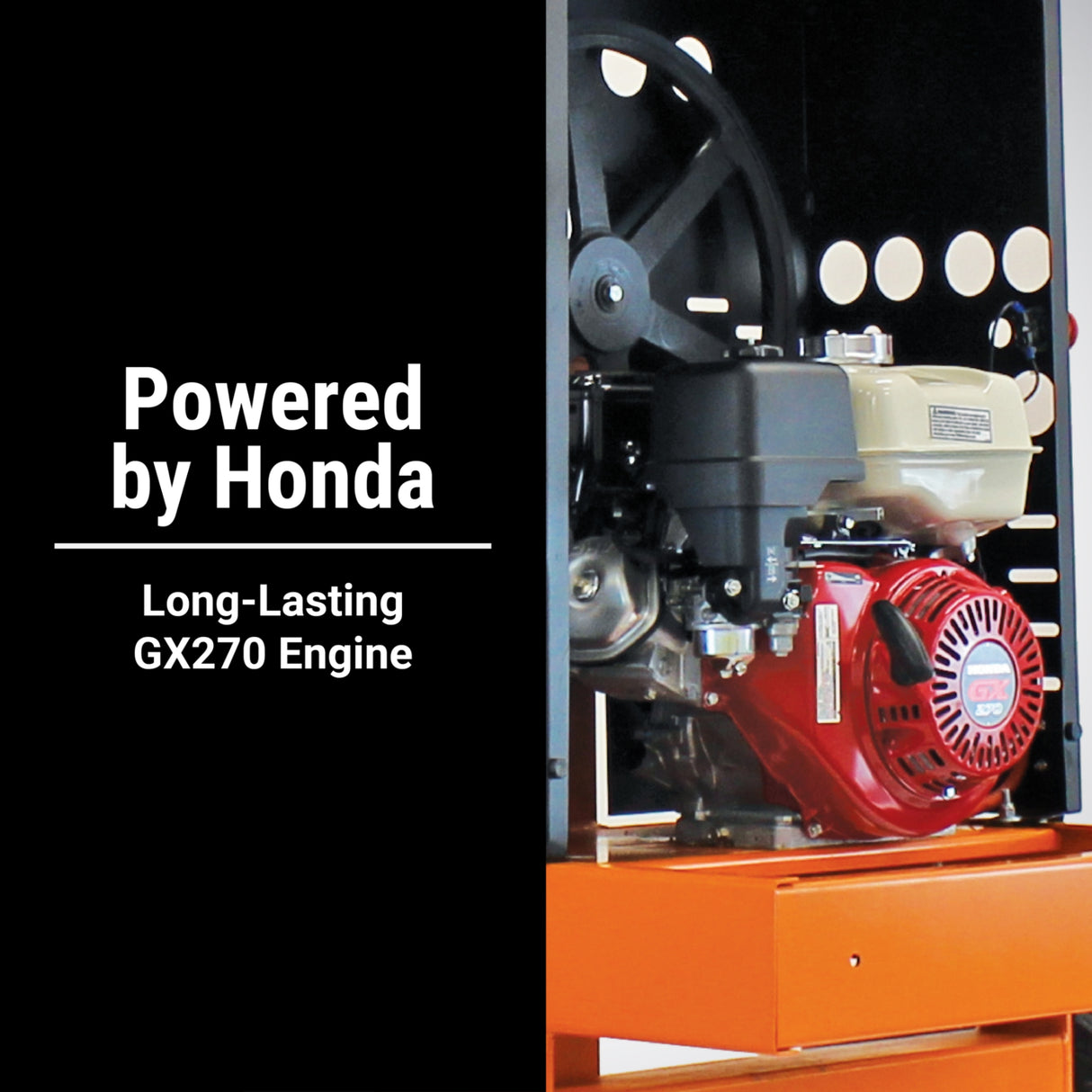 Brave Pro 7 Cu Ft Concrete Mixer Honda GX270 Gas Steel Drum