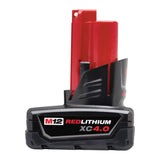 Milwaukee M12 REDLITHIUM CP 2.0Ah & XC 4.0Ah Battery and Charger Starter Kit