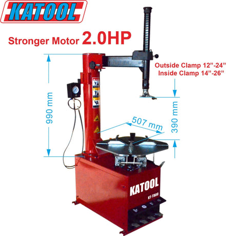 Katool KT-T800 Tire Changer & KT-B760 Wheel Balancer Combo