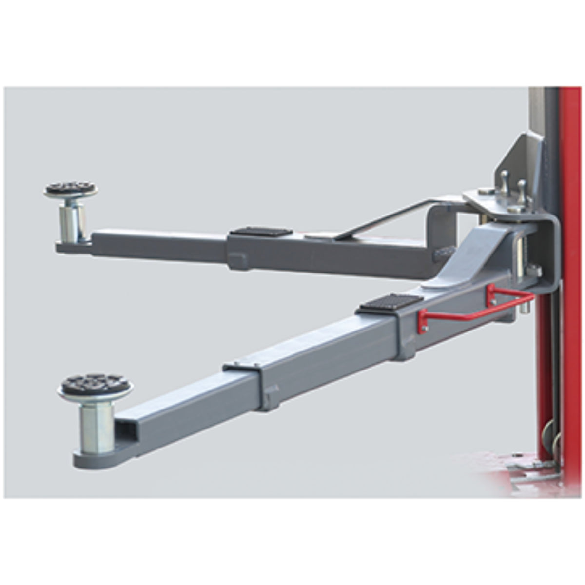 Fortisky FL-120GX 2-Post Base Plate Car Lift — 12,000 lb, Single-Point Lock Release