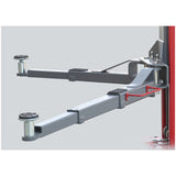 Fortisky FL-120GX 2-Post Base Plate Car Lift — 12,000 lb, Single-Point Lock Release