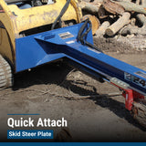 Iron & Oak SMH2419 24-Ton Log Splitter Skid Steer Attachment