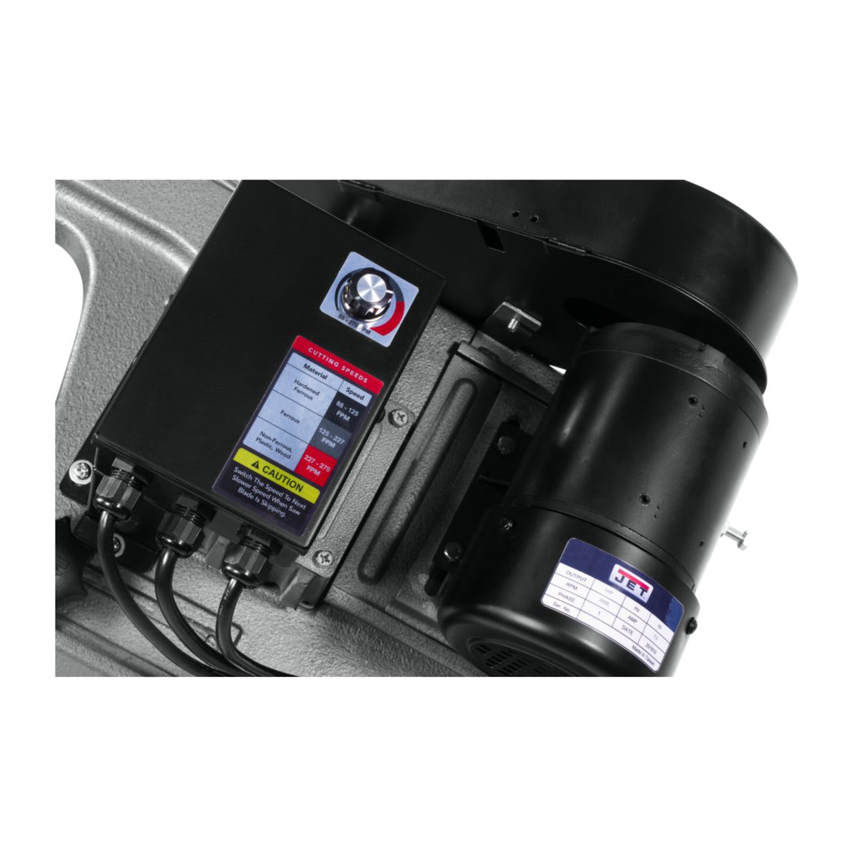 JET HVBS-712D 7" x 12" Variable Speed Horizontal/Vertical Bandsaw Deluxe