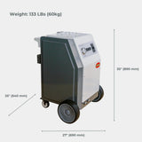 Sanitmax SM2000 Dry Ice Blasting Machine, 44 lbs Dry Ice Hopper