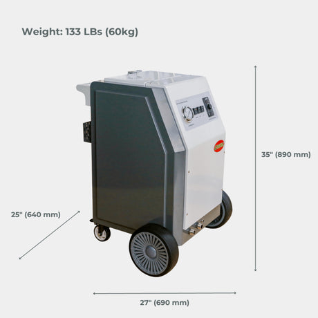 Sanitmax SM2000 Dry Ice Blasting Machine, 44 lbs Dry Ice Hopper