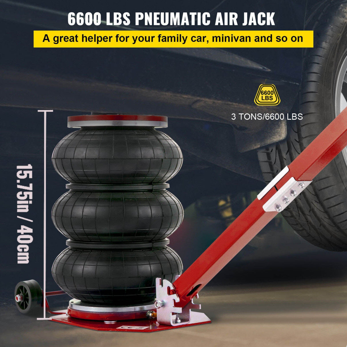 Katool KT-AJ30 3 Ton Bag Air Jack