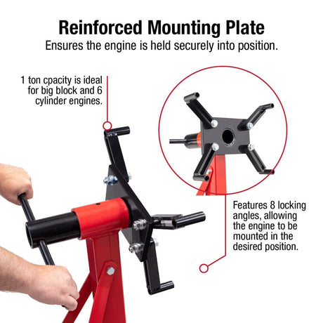 SUNEX 1-Ton Foldable Engine Stand